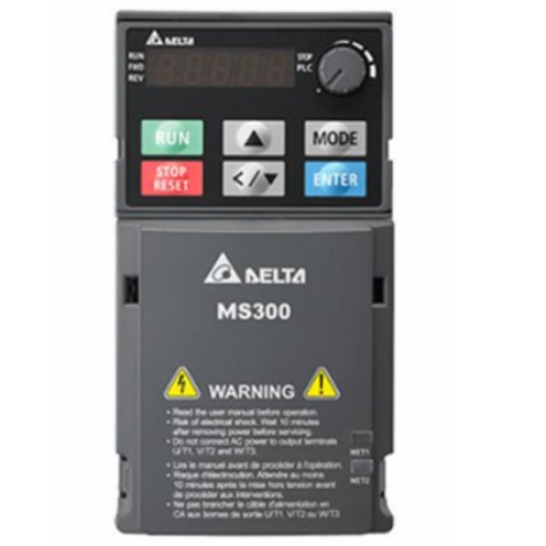 MODEL: VFD2A8MS21ANSAA DELTA- AC DRIVE 0.5HP/0.4Kw 1Ph. 230Vac