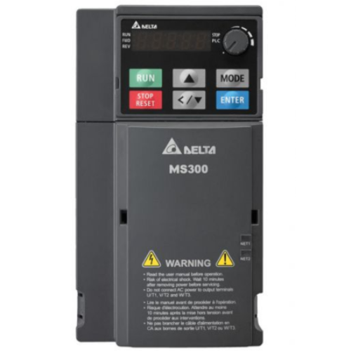 MODEL: VFD17AMS43ANSAA DELTA- AC DRIVE 10HP/7.5Kw 3Ph. 415Vac